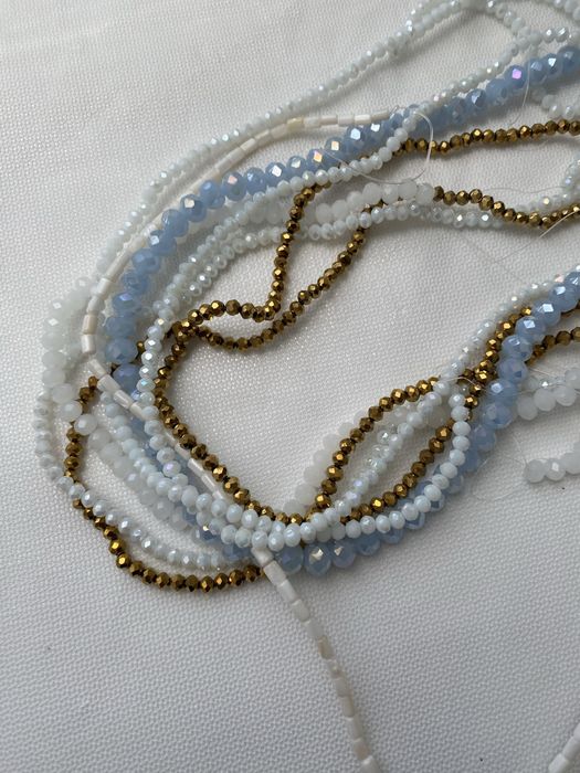 Розпродаж залишків кришталю, перлів