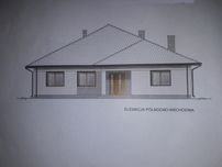 Klasyczny Projekt Domu Parterowego z Usługą opcjonalnie