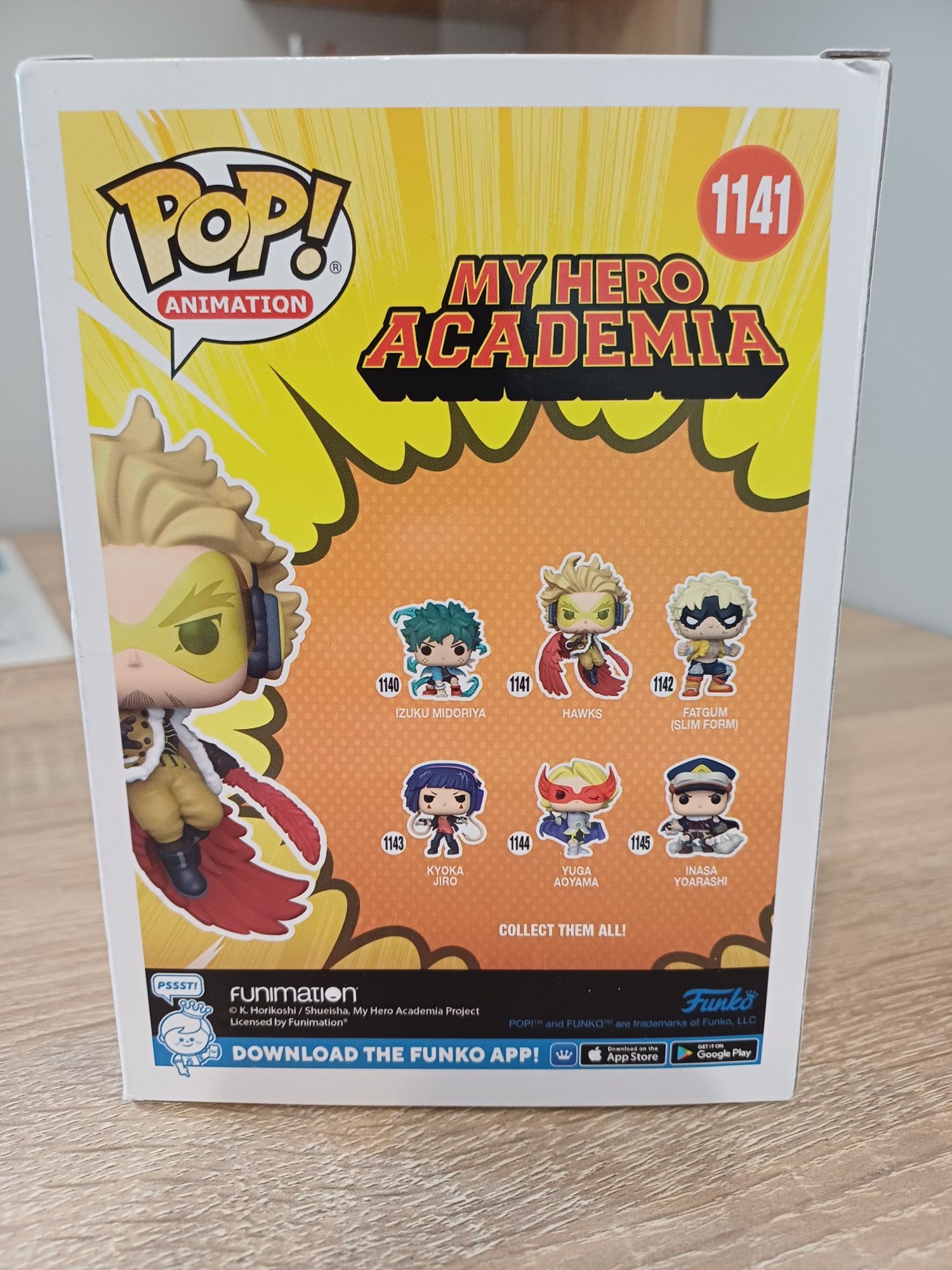 Hawks Funko Pop My Hero Academia 1141