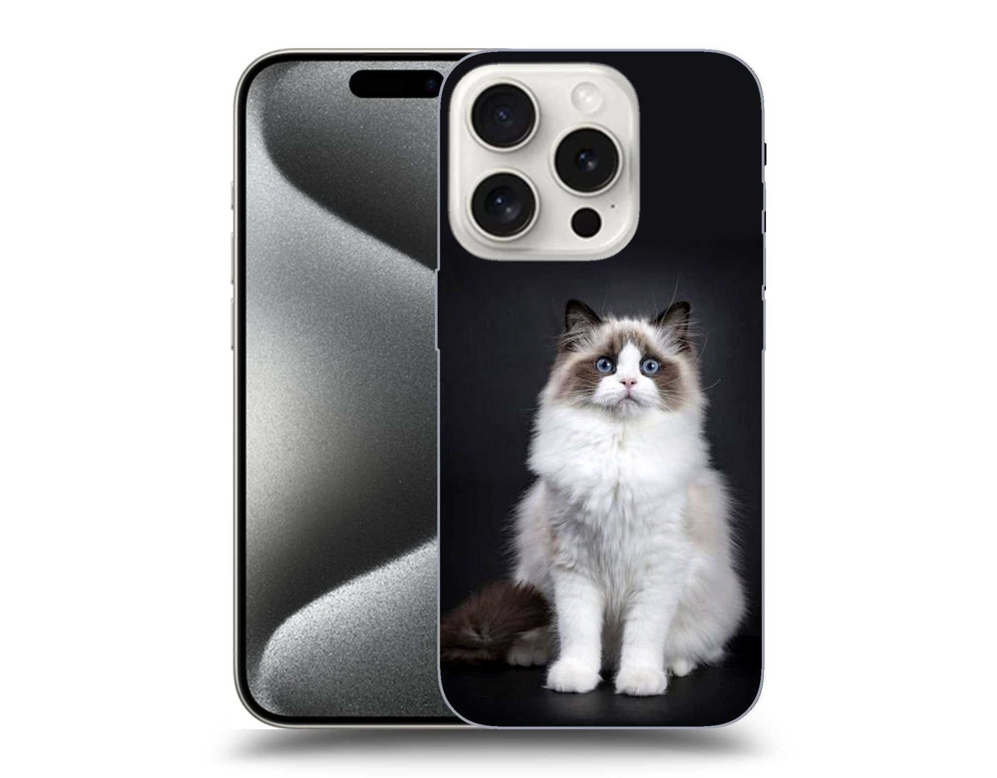 Etui nakładka na telefon KOT RAGDOLL iPhone Samsung Realme VIVO OPPO