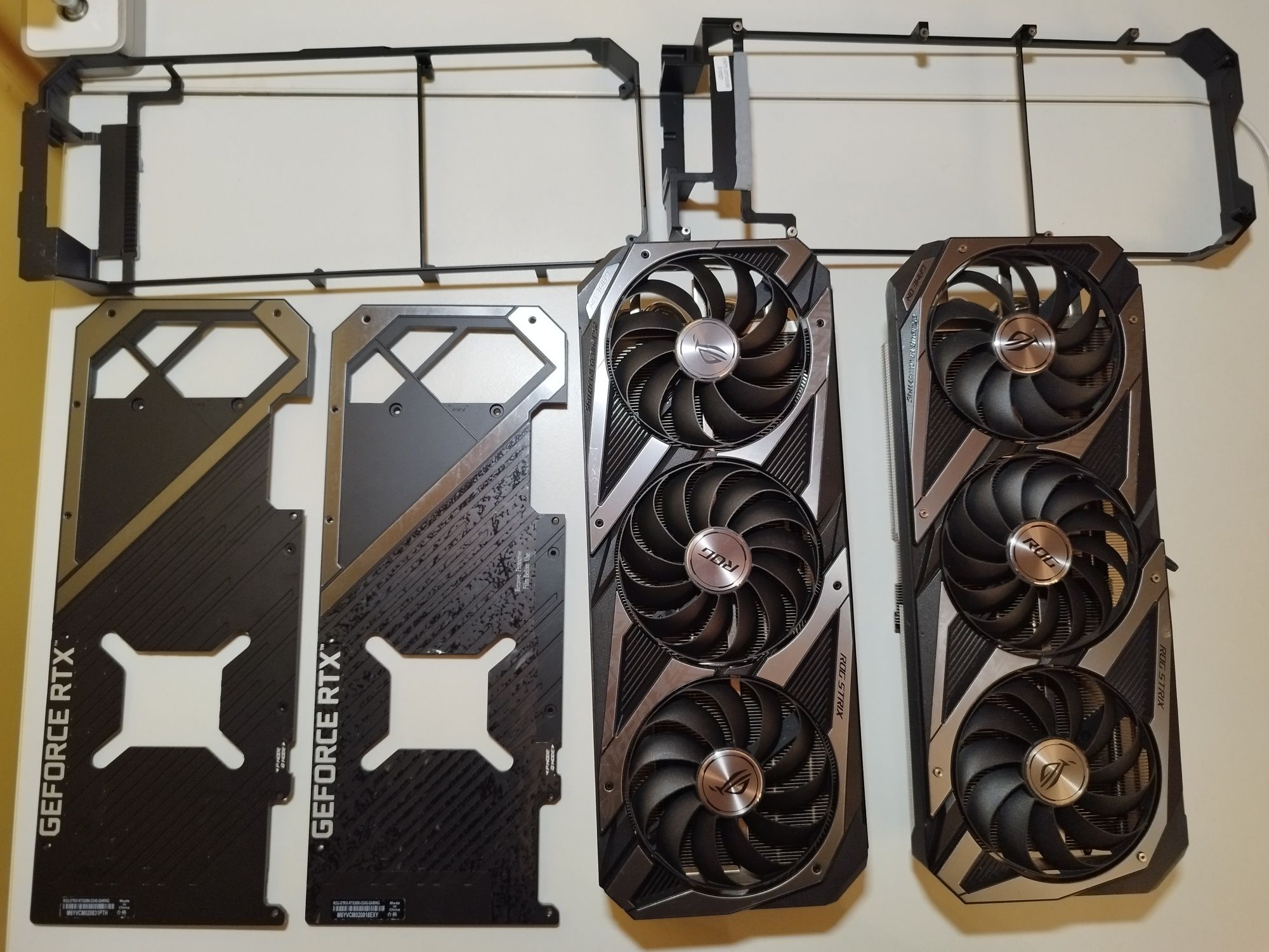 Chłodzenie karty graficznej RTX 3090 Asus Rog Strix