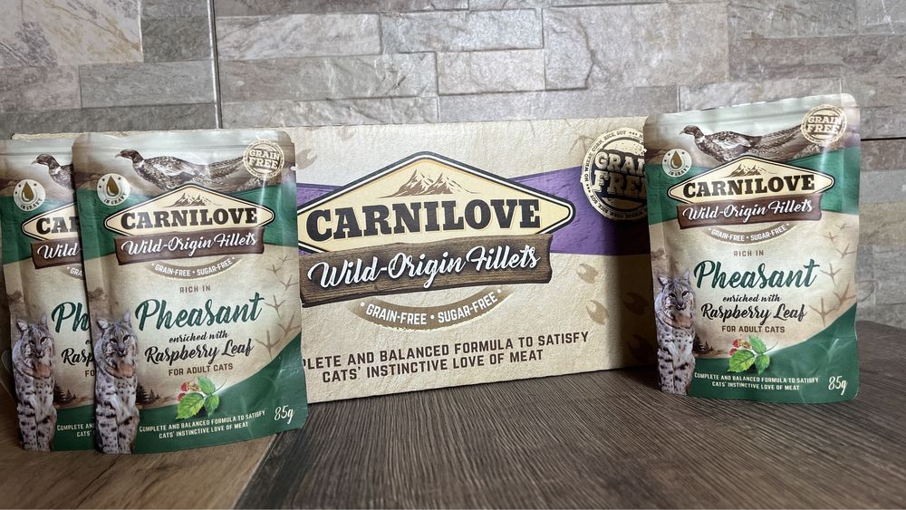 Carnilove Wild Origin Fillets bażant 24x85g