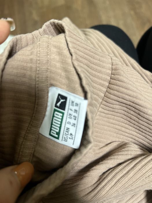 Боді пупа бавовняний в рубчик фірмовий з вирізом на спині PUMA