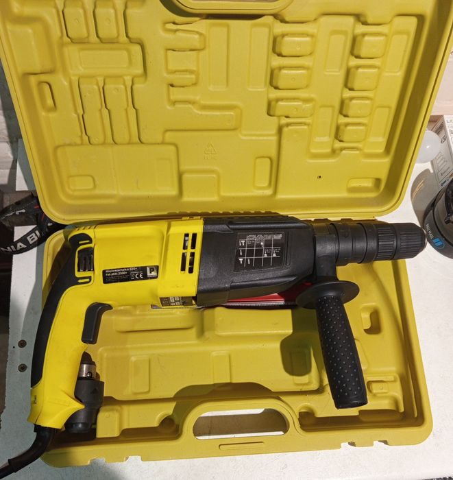 Wiertarka Młotowiertarka SDS+ PM-PW-2500+ Powermat, walizka.