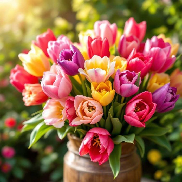 TULIPAN XXL Mix Cebulek TULIPANÓW 50 szt TULIPANY cebule DUŻE Kwiaty