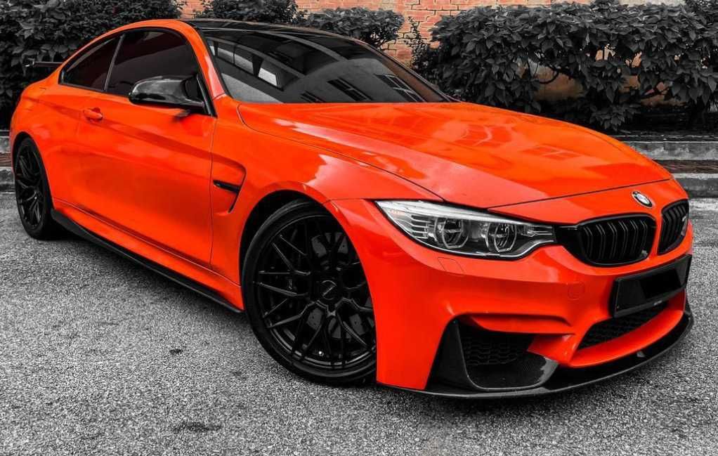 Dokładka Splitter BMW M3 F80 F83 M4 F82 CZARNY POŁYSK / CARBON