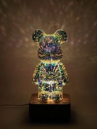 Світильник-нічник Bearbrick 7 кольорів 10х23,5 см (4901)