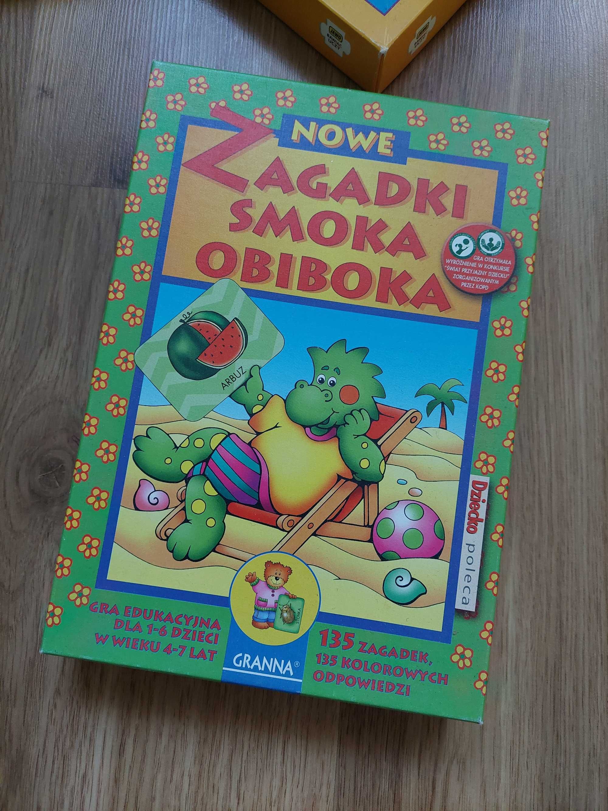 Gra dla dzieci zagadki smoka obiboka