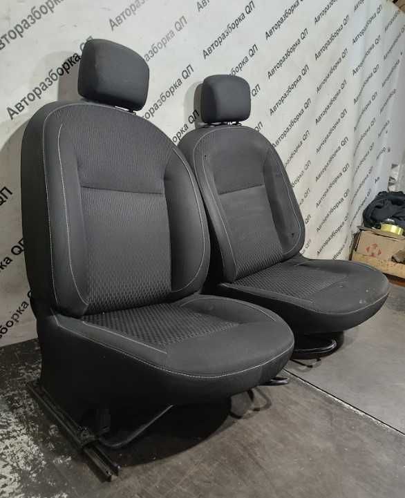 Салон (сиденья) ткань серая Renault Logan II. Разборка Renault Logan