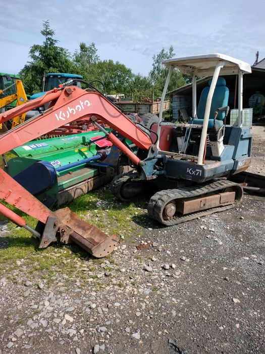 Minikoparka Kubota Kx 71 JCB 420 Ładowarka wózek
