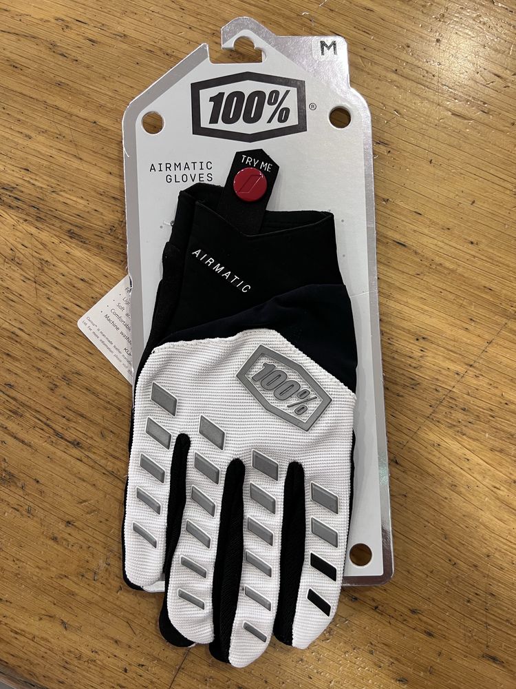 100% Airmatic Luvas de bicicleta T.M - NOVO