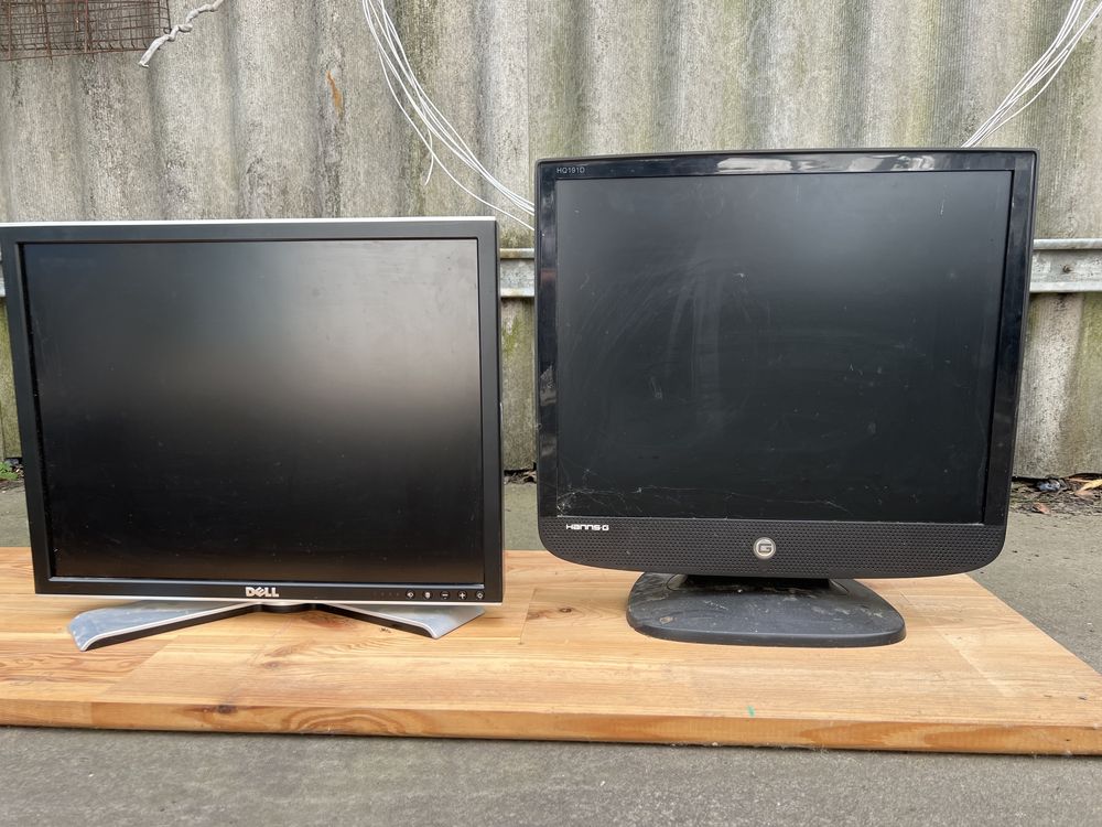 Мониторы офисные б/к на запчасти Samsung. LG. DELL 19 дюймов