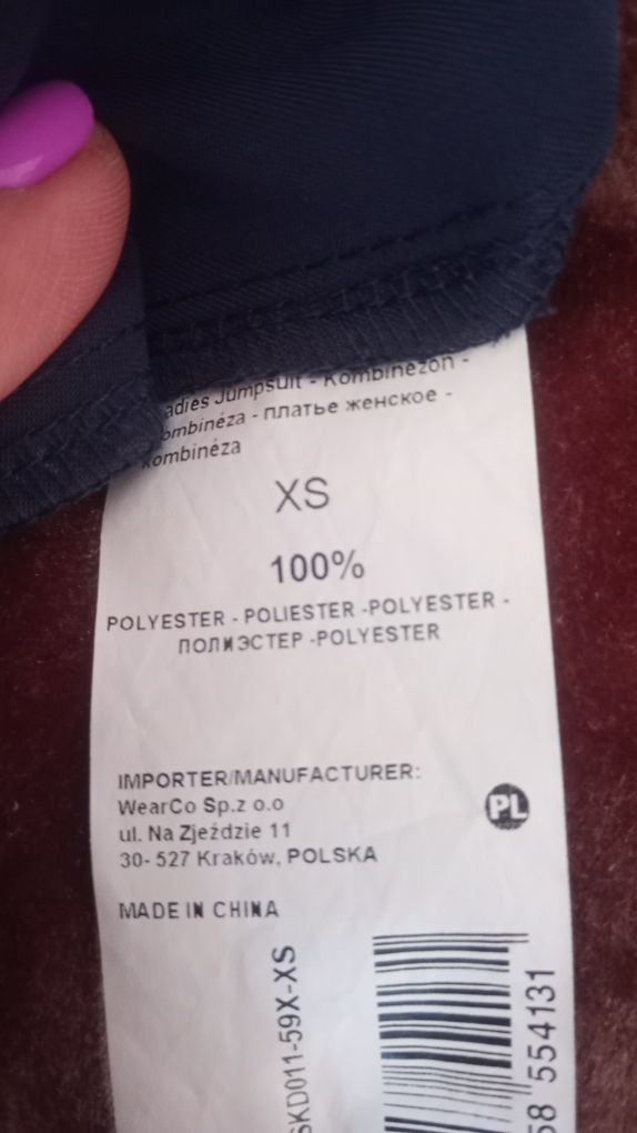Spodnie/kombinezon XS