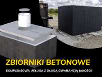 Zbiornik betonowy Szambo betonowe Deszczówka Woda Szybka Dostawa