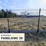 Panel ogrodzeniowy 123 cm z podmurówką 25 cm – szybka dostawa!