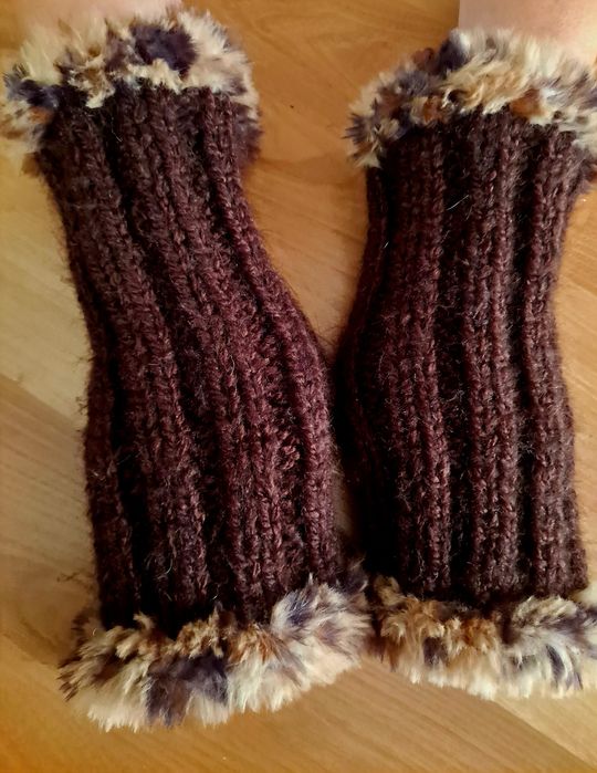 Rękawiczki czekoladowe ręcznie robione