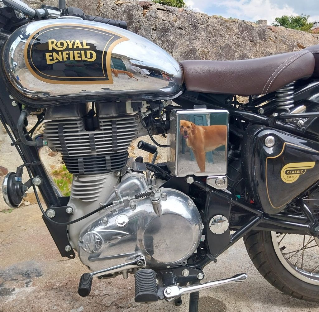 Mota Royal Enfield 500 c.c de 2018 aceito troca por classico
