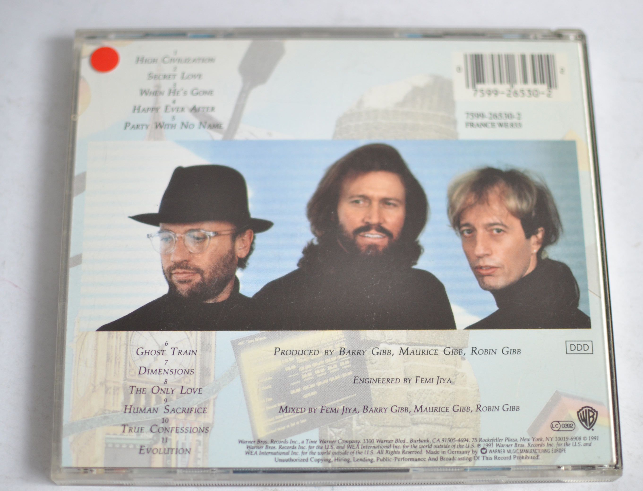 Płyta CD Bee Gees - High Civilization 1991 I Wydanie