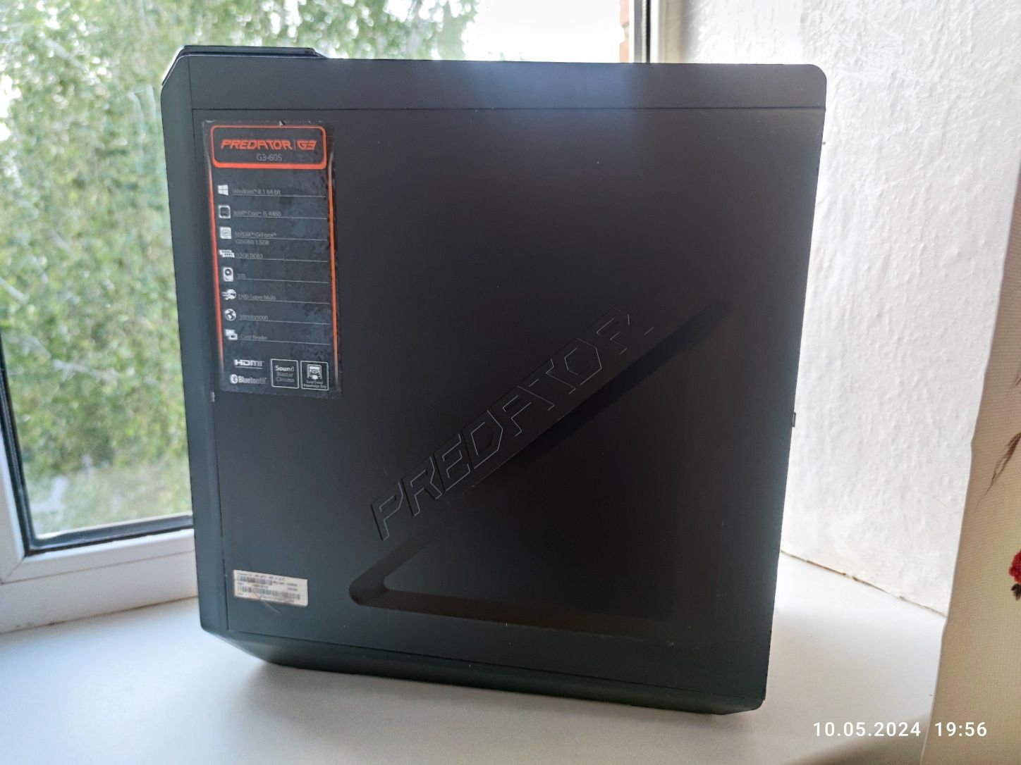 Пк Acer Predator i5 4440,12gb озу,hdd 1tb,gtx 760