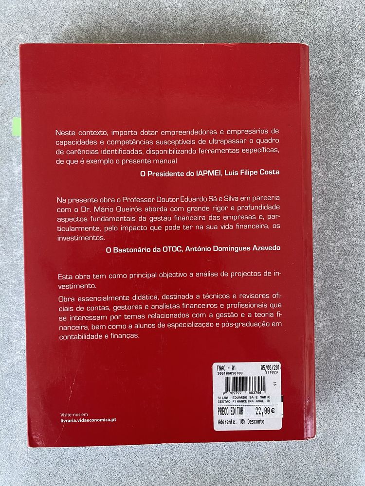 Livro gestao financeira