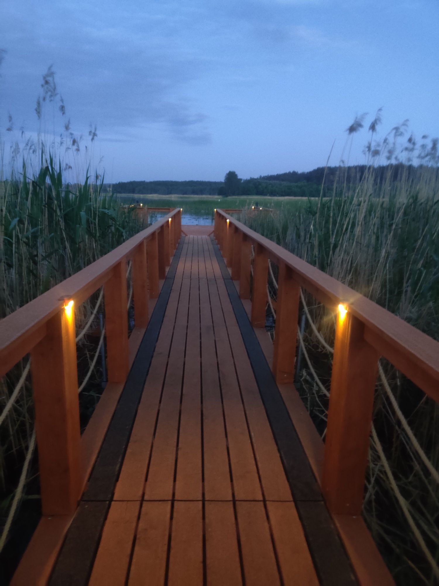 Domek z własnym pomostem - mazury.