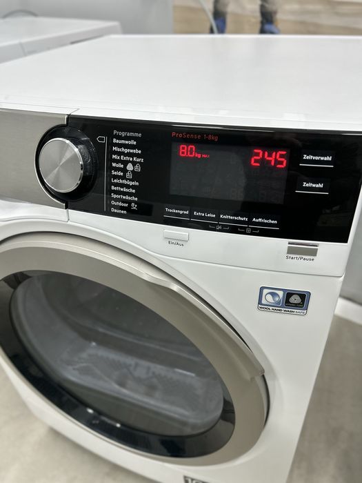 СУШИЛЬНА МАШИНА AEG 8000 SERIES lavatherm A+++ тепловий насос 8кг
