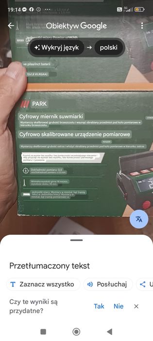 Urządzenie pomiarowe