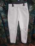 Białe spodnie mom fit 34