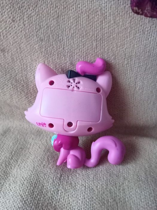 LITTLEST PET SHOP figurka kotek interaktywny miałczący + panda pluszak