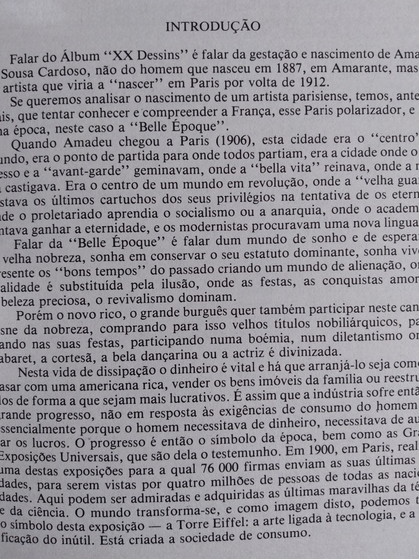 Livro Os XX dessins de Amadeo de Sousa Cardoso