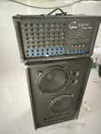 Powermixer Gran E 2x150 plus 2 kolumny estradowe wszystko oryginal