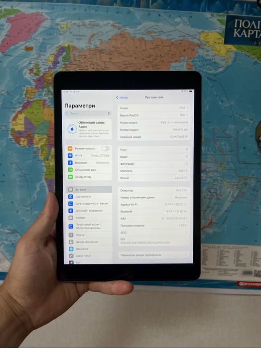 iPad 9 256 GB LTE 97% акб ІДЕАЛ айпад 9 256 гб з сім-картою планшет