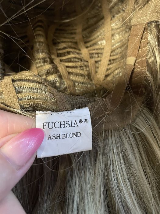 Blond wlosy peruka Nah