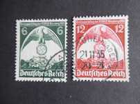 Selos Alemanha Nazi 1939/45-Série Aguia c/ suástica completa