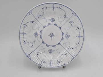 Talerz Villeroy Boch Dresden Strohblume Indisch Blau słomiankowy