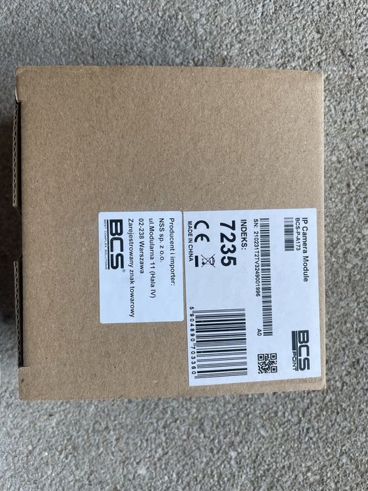 Kamera kopułowa BCS 4Mpx P EIP14FSR3 +uchwyt +skrętka