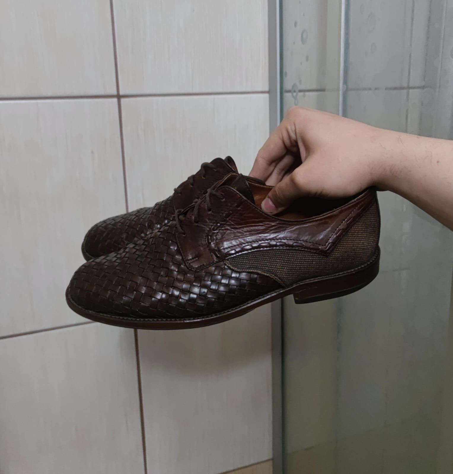 Buty obuwie 41 oddychające Nero Gardini  skórzane kremowe letnie elega