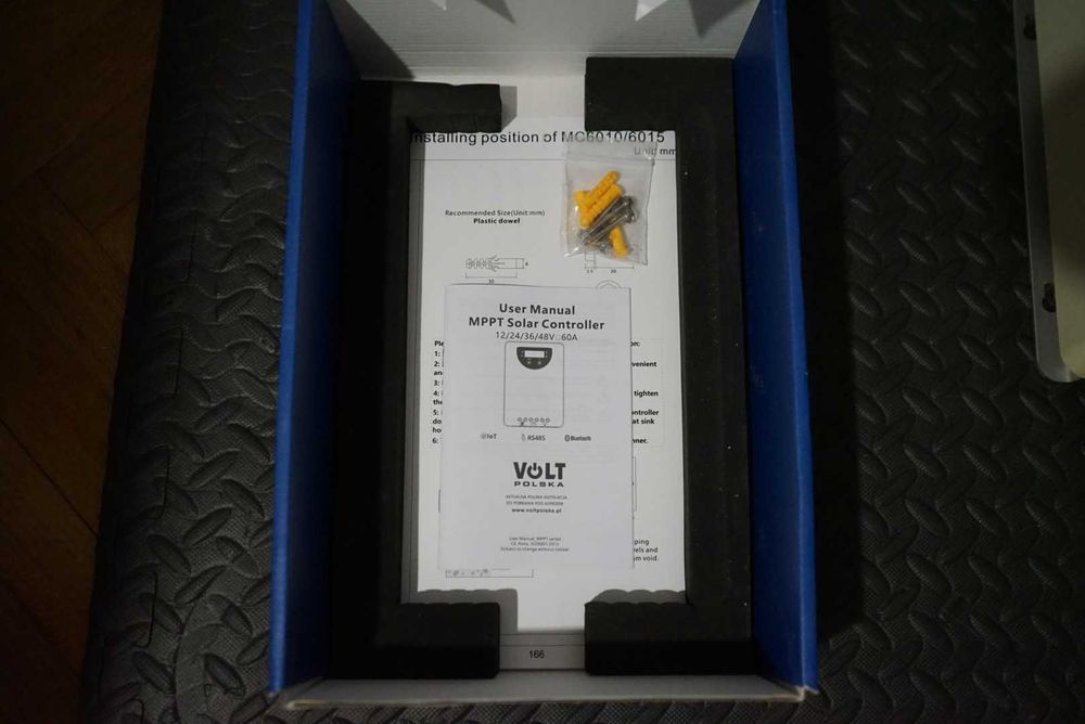 Volt Sol MPPT 60A 12/24/36/48 Regulator Solarny