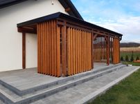 Taras przydomowy Z21! Patio ! Drewniane Zadaszenie tarasu!