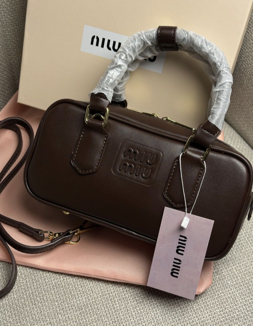 Без передоплати Сумка Miu Miu Chocolate Premium