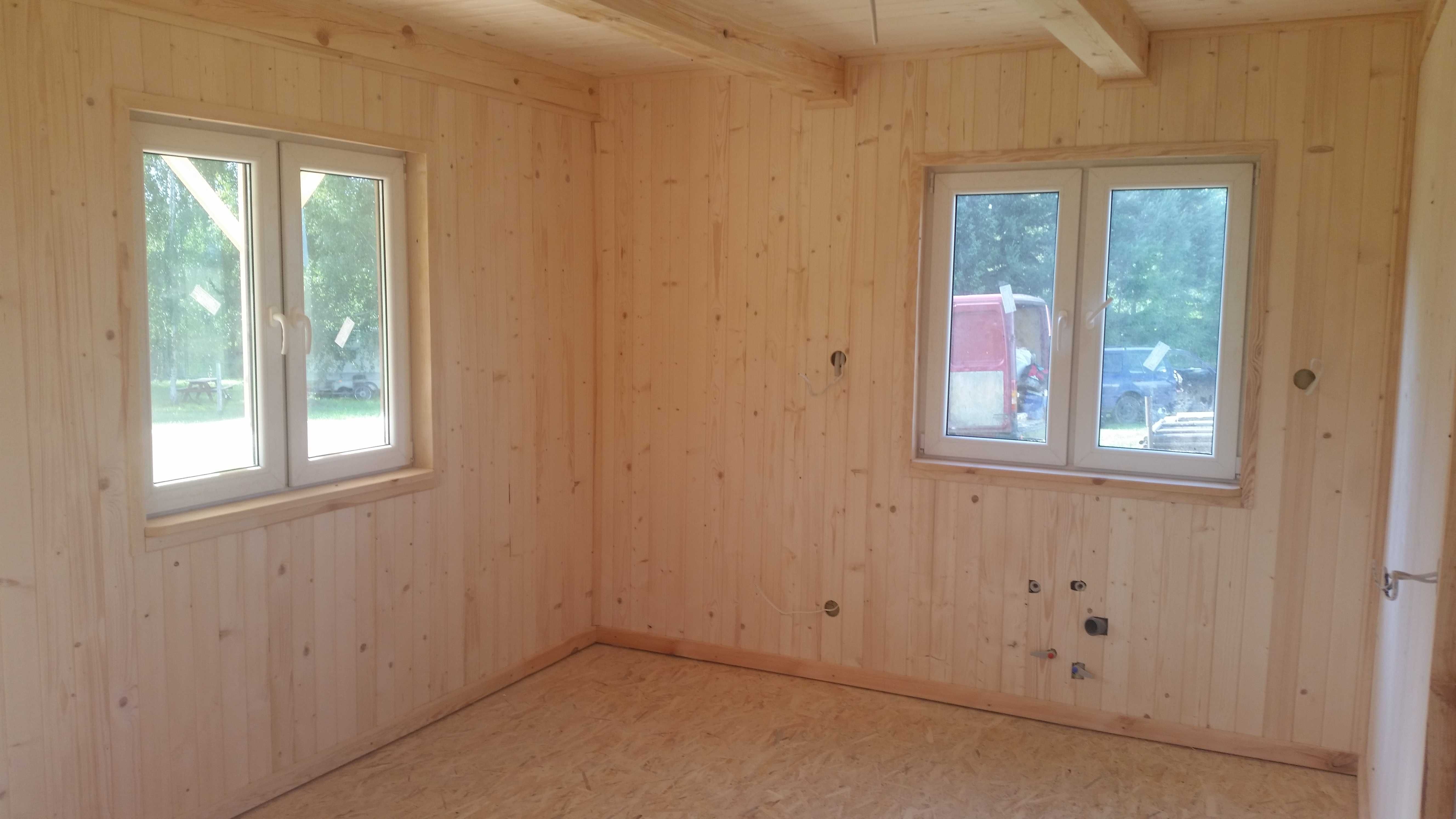 Domek letniskowy drewniany 5m x 5m plus 2m taras