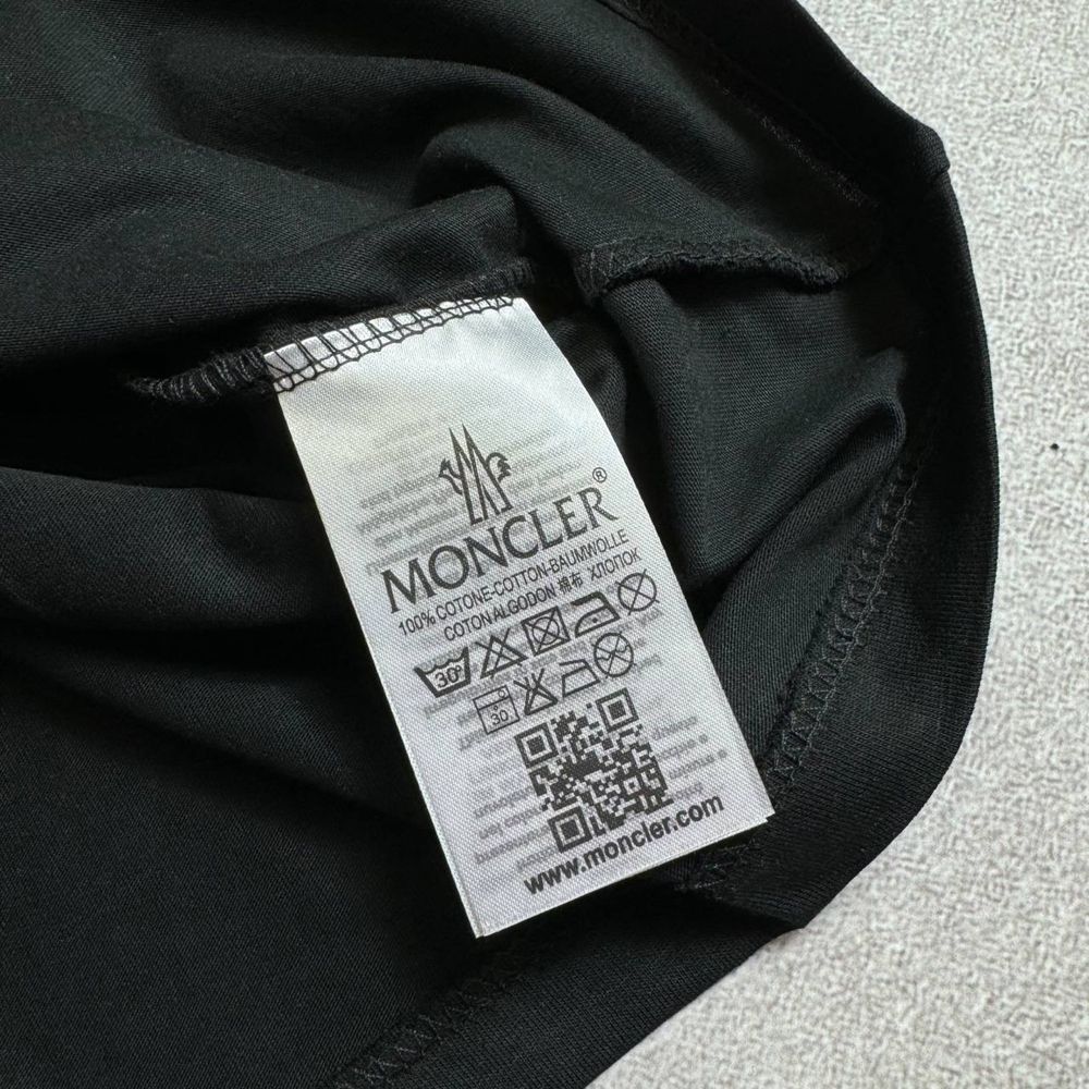 NEW COLLECTION! Мужская футболка Moncler черного цвета размеры S-XXL