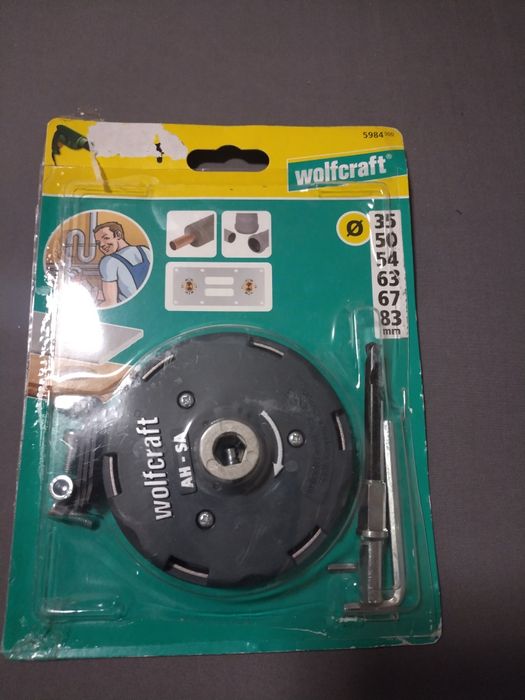otwornica wolfcraft do plyty gk i płyty osb