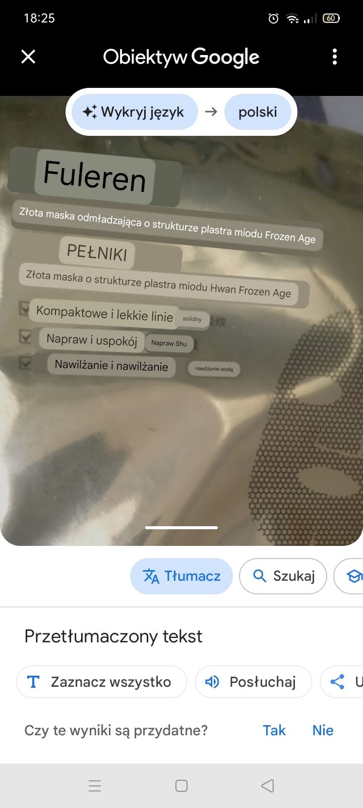 Sprzedam zestaw maseczek do twarzy w płachcie.