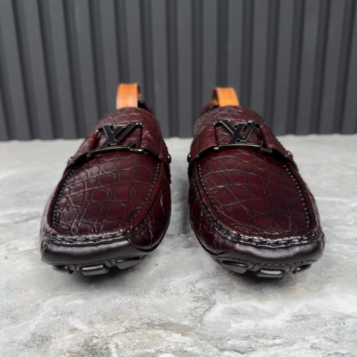 Louis Vuitton Monte Carlo Alligator мокасини зі шкіри крокодила 43 EUR