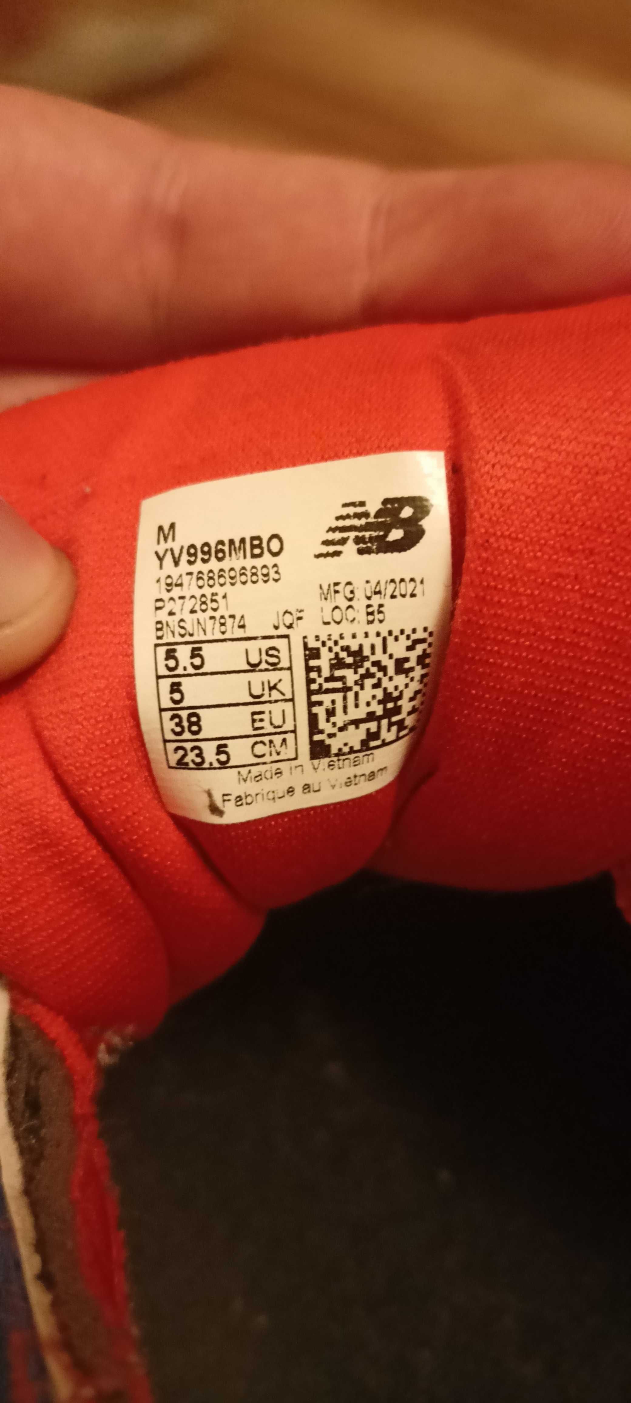 Buty chłopięce New Balance rozmiar 38