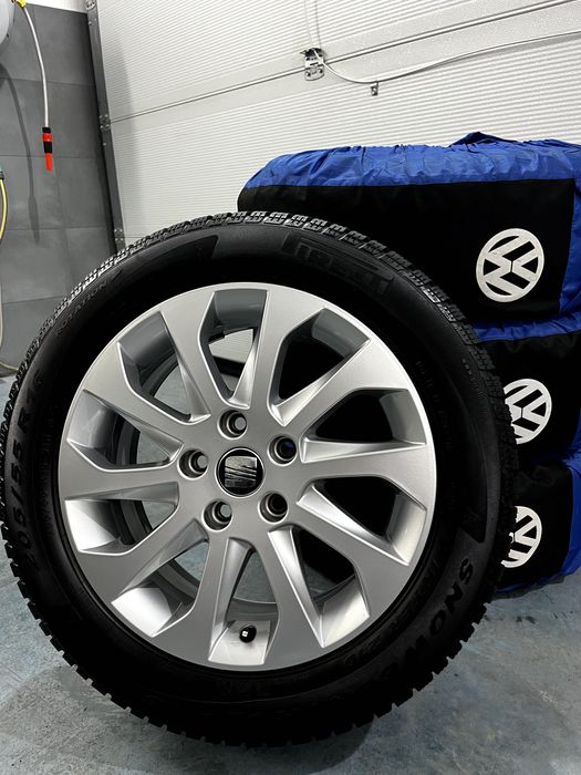 Koła SEAT Leon 205/55 R16 SKODA Octavia Volkswagen Golf 5x112 Zima