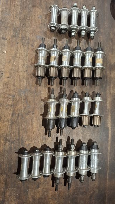 Pakiet Nowe Piasty Retro Shimano STX Sram 23 Szt.