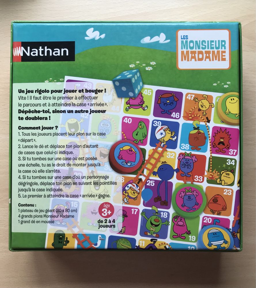 Jogo Nathan - 1, 2, 3 Partez! Les Monsieur Madame