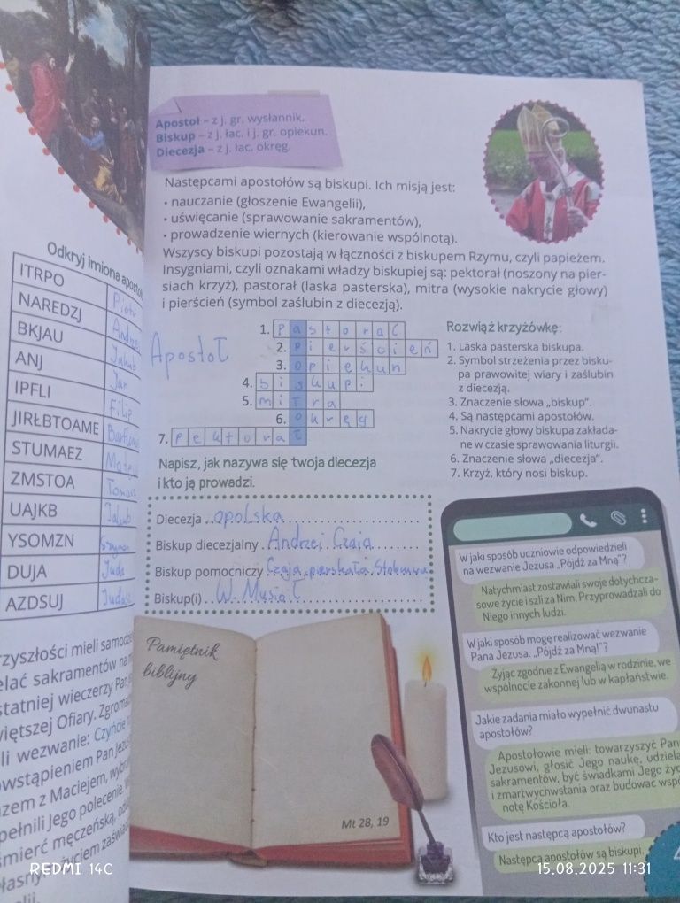 "Chrystus naszym Zbawicielem" klasa 6